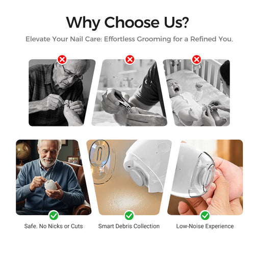 ✨Universal Automatic Fingernail Grinder for Adults and Children